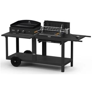 Pack barbecue /plancha Mendy Et Alde Pure Grill Noire