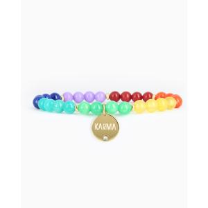 Bracelet Perles Karma - multicolore