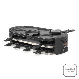 Appareil multifonctions Raclette, pizzas et crêpes