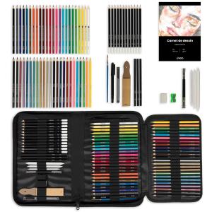 Kit de dessin 74 pièces