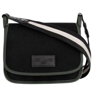 Sac bandoulière Le Foulonnée toile M noir