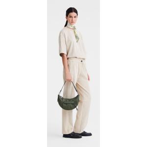 Sac bandoulière Longchamp 3D S kaki