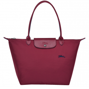 Longchamp – Sac shopping L Le Pliage Club Grenat