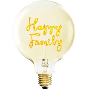 Lampe à poser Socle Madison or + Ampoule Happy family