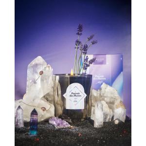 Bougie bijou Pouvoir des Pierres Amazonite