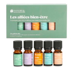 Coffret huiles essentielles Synergies x 5