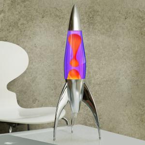 Lampe Teslar fusée lave