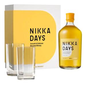 Coffret whisky Nikka days + 2 verres