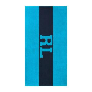 Drap de plage RL Signature - Bleu/Turquoise
