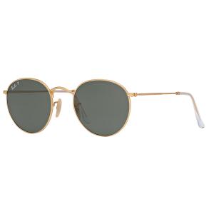 Lunettes de soleil Round metal Matte Gold polarisé