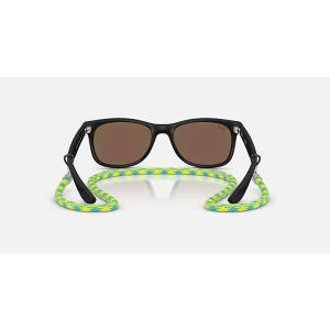 Lunettes de soleil WAYFARER junior effet miroir vert