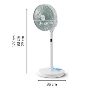 Ventilateur sur pied Turbo Silence compact