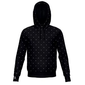 Sweatshirt à capuche homme Multi Sign Noir/Blanc M