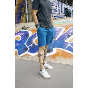 Short homme Bleu petrole L