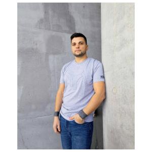 T-shirt MC homme 3D gris M