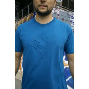 T-shirt MC homme 3D Bleu pétrole L