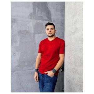 T-shirt MC homme 3D rouge salsa S