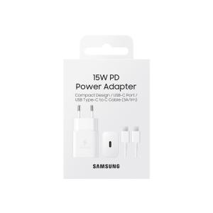 Chargeur Secteur 15W - USB/Type C - avec câble