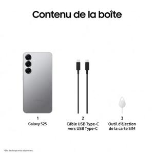 Smartphone Galaxy S25 gris