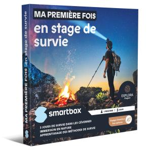 Coffret cadeau Ma première fois en stage de survie
