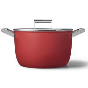 Faitout 26 cm - Années 50 - Rouge Mat