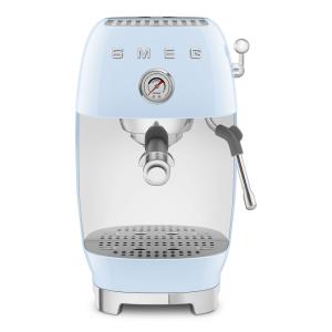 Machine à café manuelle Esthétique années 50 bleu azur