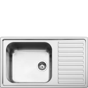 Evier encastrable Esthétique Universel 86 cm inox
