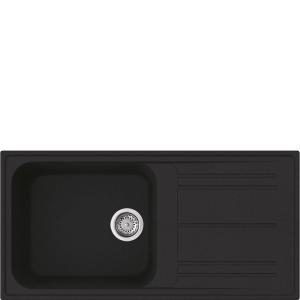 Evier encastrable Rigae 100 cm granit anthracite