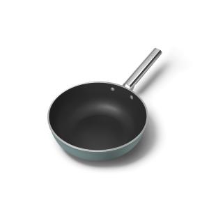 Wok 30 cm Esthétique Années 50 vert mat
