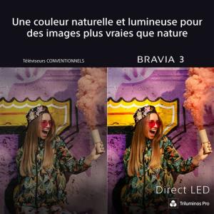 Téléviseur 65" Bravia 3 Direct Led