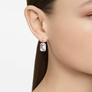 Boucles d’oreilles Millenia octogonale blanches