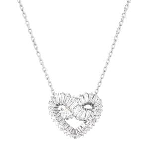 Pendentif Matrix coeur blanc