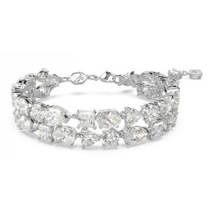 Bracelet Mesmera Blanc, Métal rhodié