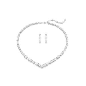 Parure Mesmera Blanc, Métal rhodié