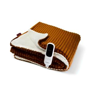 Plaid chauffant KOOMY CARAMEL