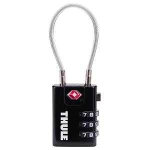 Cadenas à cable TSA noir