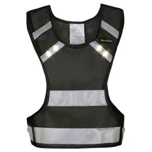 Gilet de sécurité SmartActiv noir lumineux à led - L