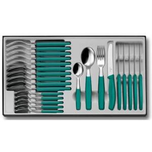 Ménagère 24 pièces Swissclassic vert