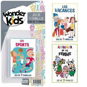 Jeu de cartes 7 familles ( modèle aléatoire)