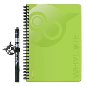 Bloc-notes effaçable et réutillisable A5 - vert