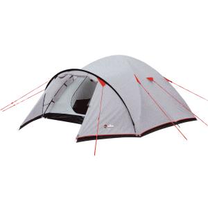 Tente de camping Corte 3 - Gris/rouge