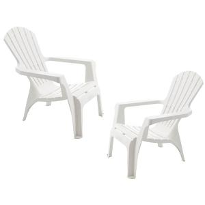 Fauteuils d’extérieurs Lot de 2 fauteuils Adirondack