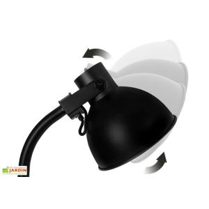 Parasol chauffant Lumina - télécommandé noir