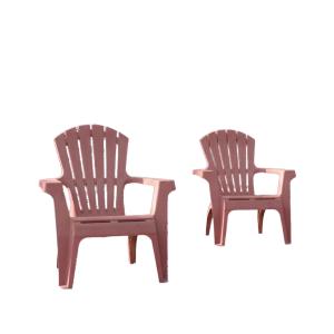 Fauteuils de jardin X2 Adirondack Terracotta