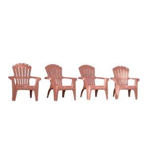 Fauteuils de jardin X4 Adirondack Terracotta