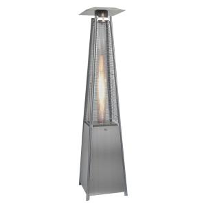 Mobilier Parasol chauffant hexogonal inox
