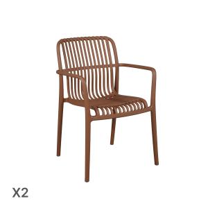 Ensemble de jardin Palomo terracotta