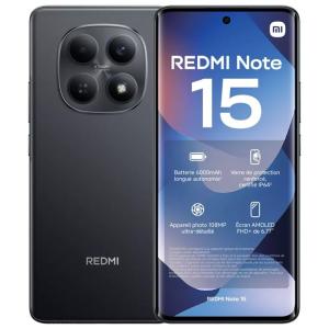 Smartphone Redmi Note 15 - 256 Go noir