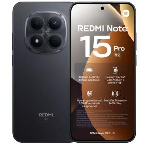 Smartphone Redmi Note 15 Pro - 256 Go noir