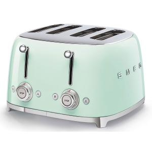 Smeg – Grille Pain Années 50 4 tranches Vert d’eau